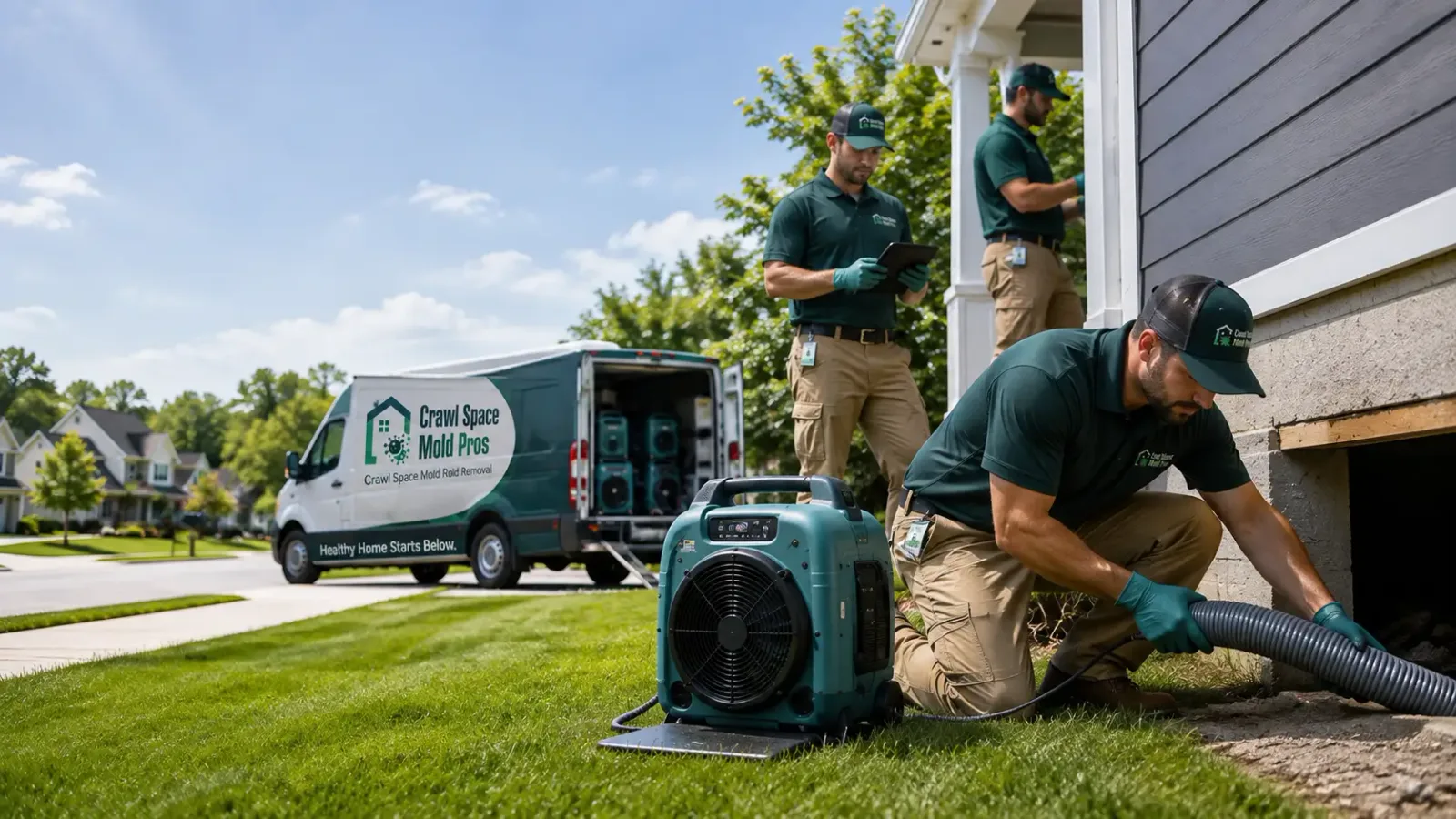 Crawl Space Mold Removal in Hixton, WI
